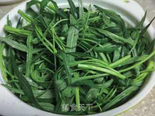 椒丝腐乳空心菜的做法步调：2