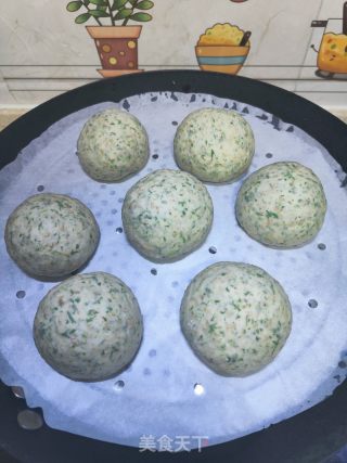 艾草麦麸馒头的做法步调：20