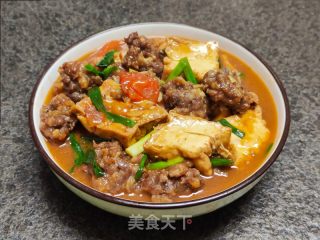 牛肉丸子烧油豆腐的做法步调：14