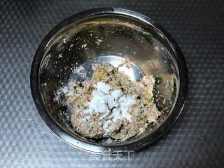 氛围炸锅豆腐丸子的做法步调：2