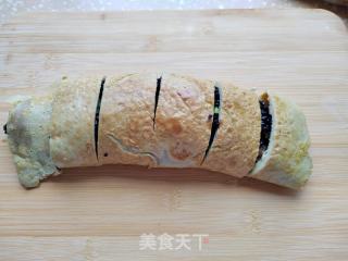 黑饭鸡蛋卷的做法步调：10