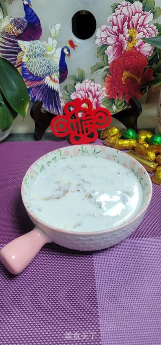 牛奶桃胶的做法步调：7