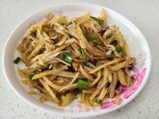 醋熘土豆丝的做法步调：4