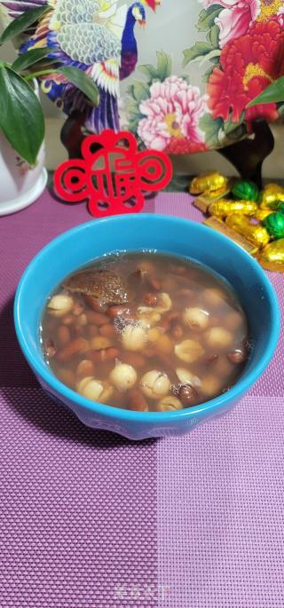 白腰豆莲子陈皮糖火的做法步调：6