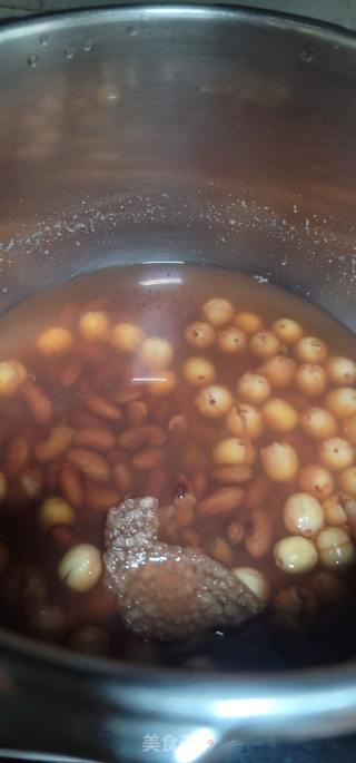 白腰豆莲子陈皮糖火的做法步调：5