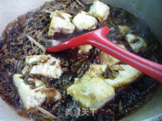笋干菜烧豆腐的做法步调：10