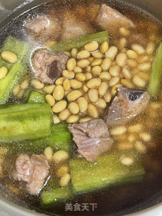 苦瓜黄豆排骨煲的做法步调：13