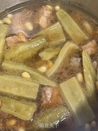 苦瓜黄豆排骨煲的做法步调：15