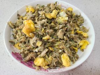 鸡蛋炒蒸槐花的做法步调：4
