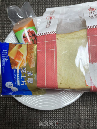 芝士水腿三明治的做法步调：1