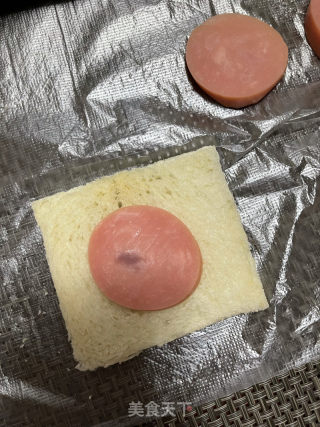 芝士水腿三明治的做法步调：4