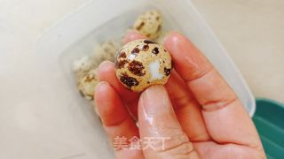 肉酱鹌鹑蛋——附鹌鹑蛋剥皮小诀窍的做法步调：7