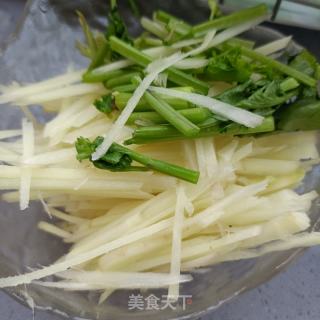 子姜炒牛肉的做法步调：3