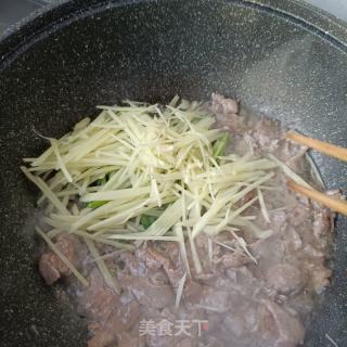 子姜炒牛肉的做法步调：14