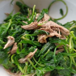 鸽胸肉拌马兰头的做法步调：8