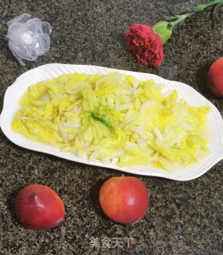 蒜蓉明白菜叶的做法步调：7