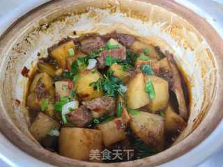 喷鼻辣酱炖牛肉的做法步调：14