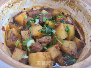 喷鼻辣酱炖牛肉的做法步调：15