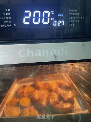 蜜汁橘喷鼻鸡翅的做法步调：10