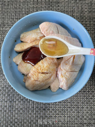 蜜汁橘喷鼻鸡翅的做法步调：4