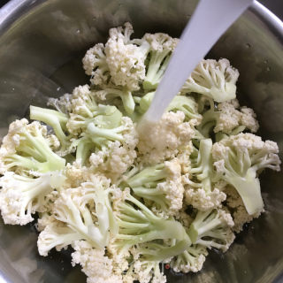 菜花沙推的做法步调：2