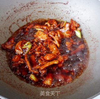 酱爆肉片黄瓜的做法步调：5