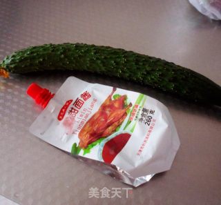 酱爆肉片黄瓜的做法步调：1