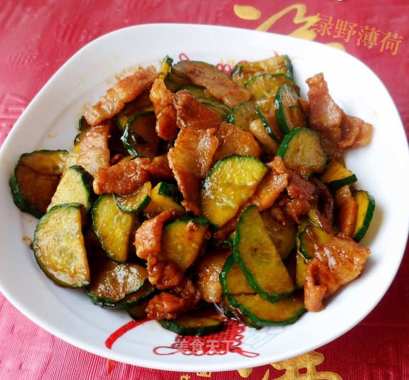 酱爆肉片黄瓜的做法
