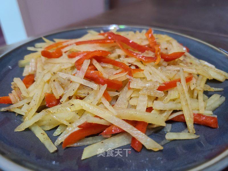 白椒炒土豆丝的做法