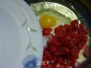 鸡蛋番茄玉米里饼的做法步调：8