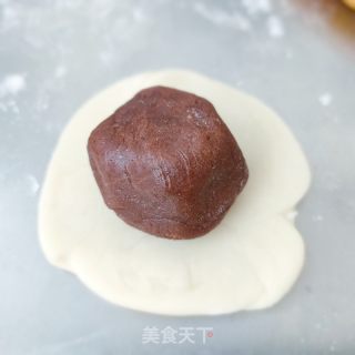 玫瑰豆沙饼的做法步调：5