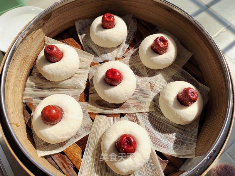 豆渣白枣馒头的做法