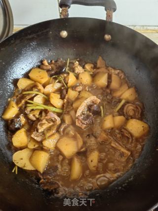 喷鼻菜土豆烧牛肉的做法步调：12