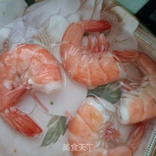 陈虾藜麦花环饭团的做法步调：5