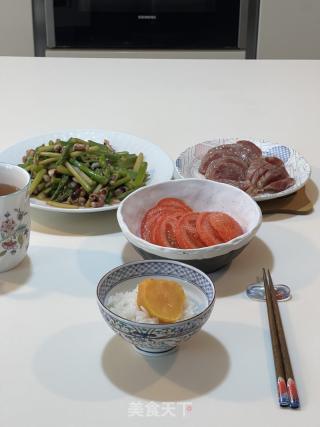春葵芦笋鱿鱼须的做法步调：8