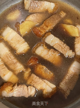 酸菜五花肉的做法步调：11