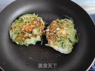 低脂蔬菜蛋饼的做法步调：5