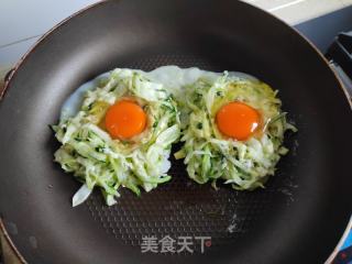 低脂蔬菜蛋饼的做法步调：4