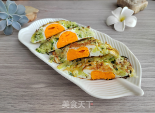 低脂蔬菜蛋饼的做法步调：6