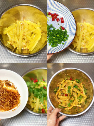 免油炸狼牙土豆条的做法步调：5