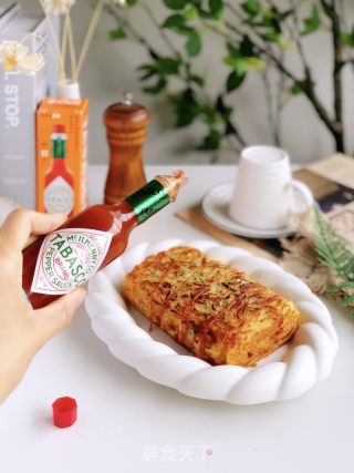 芝士推丝土豆饼的做法步调：7