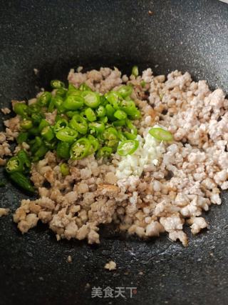肉沫拌粉的做法步调：2