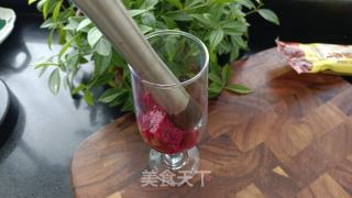 水龙果冰饮的做法步调：3