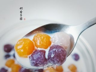 奶喷鼻芋圆的做法步调：4