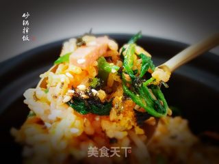 沙锅拌饭的做法步调：11
