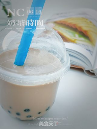 珍珠奶茶的做法步调：11