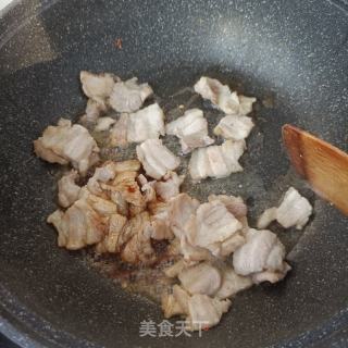 粗五花炒皱皮椒的做法步调：6