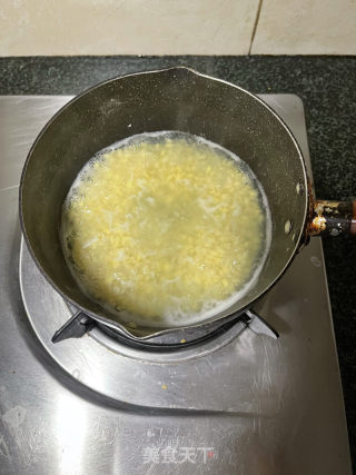 银耳绿豆牛奶羹的做法步调：6
