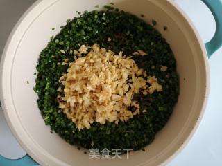 韭菜鸡蛋火煎包的做法步调：7