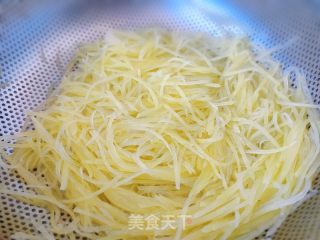 酸辣土豆丝的做法步调：4
